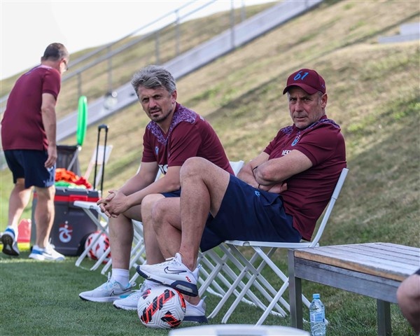 Trabzonspor'un ilk hazırlık maçından kareler. Foto Haber