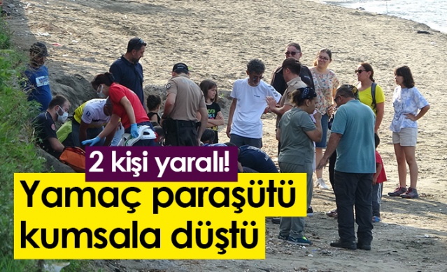 Ordu’da yamaç paraşütü kumsala düştü: 2 yaralı - Foto Galeri