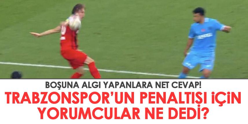 Trabzonspor'un kazandığı penaltı için spor yorumcuları ne dedi? Farklı görüş yok! Foto Galeri