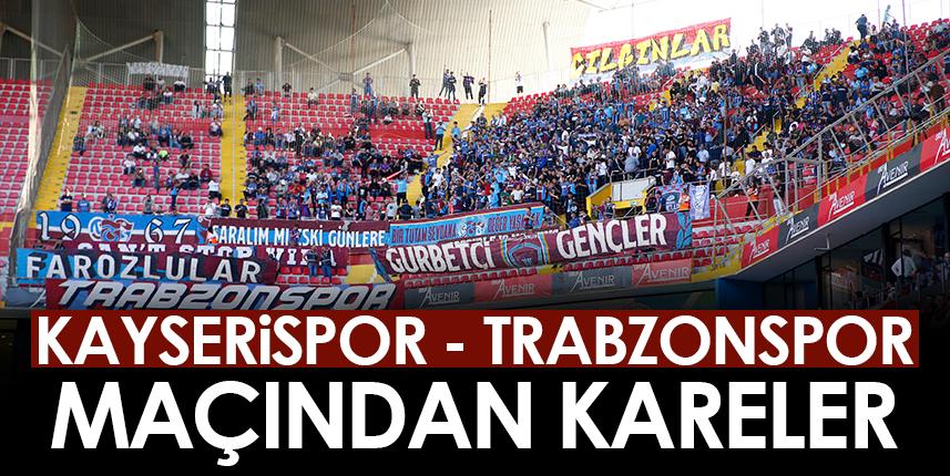 Kayserispor - Trabzonspor maçından kareler. Foto Haber