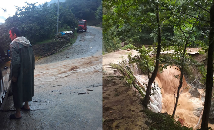 Giresun'u sağanak vurdu!