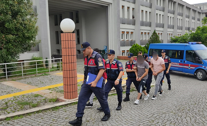 Giresun'da tüp hırsızları yakalandı