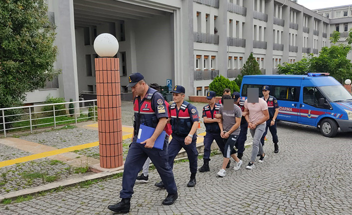 Giresun'da tüp hırsızları yakalandı