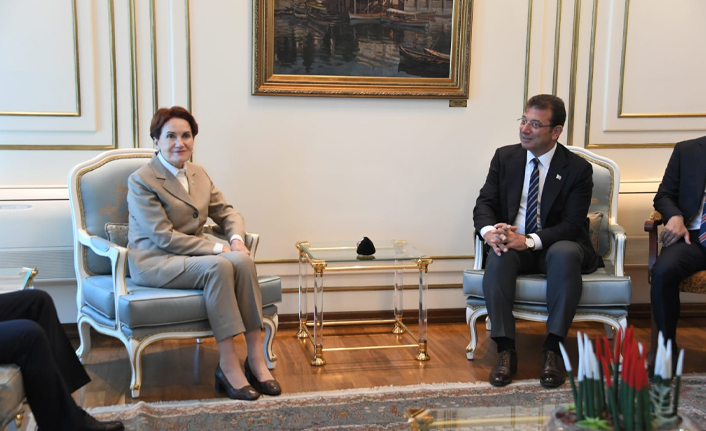 Meral Akşener'den Ekrem İmamoğlu'na ziyaret