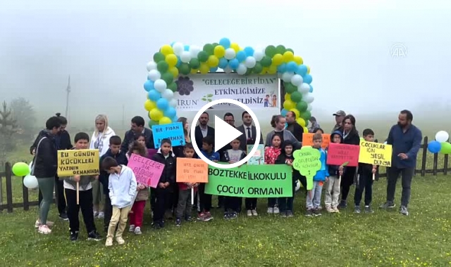 Giresun'da anlamlı etkinlik! 1800 rakımdaki tabiat parkında fidan diktiler. Video Haber