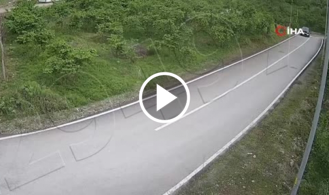 Ordu’daki trafik kazaları kamerada. Video Haber