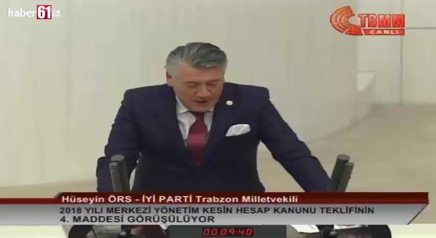 Hüseyin Örs’ten AK Partili Başkana TBMM kürsüsünden istifa çağrısı