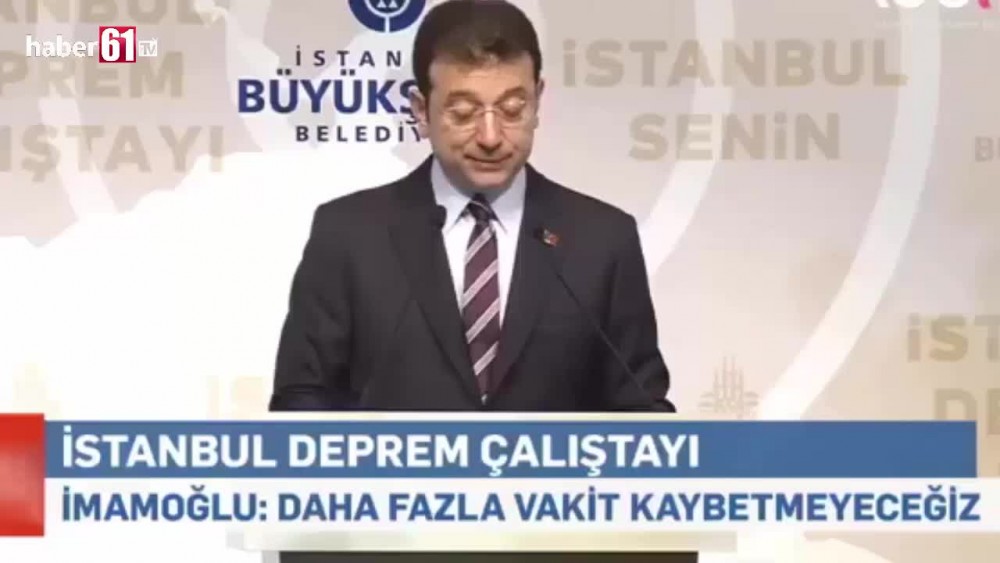 Imamoğlu : bu proje cinayet projesi