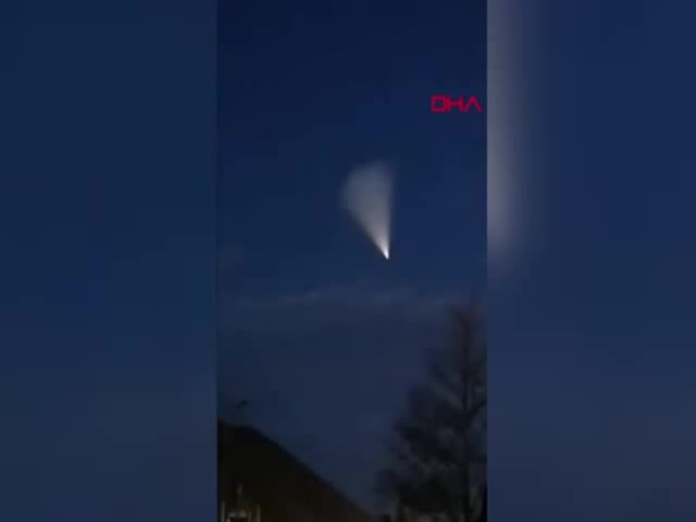 UFO sanılan cismin ne olduğu anlaşıldı