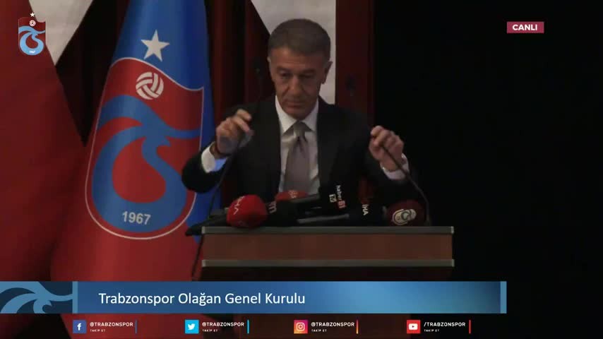 Ahmet Ağaoğlu genel kurulda konuştu