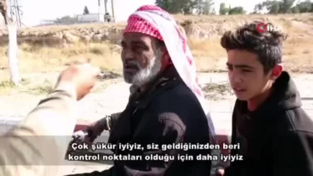 Tel Abyadlılardan Mehmetçiğe teşekkür