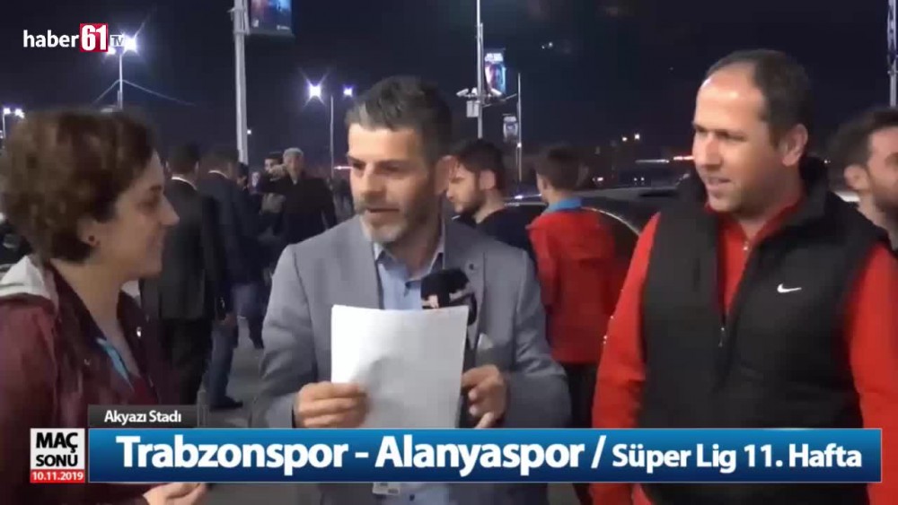 Canlı yayında büyük sürpriz! Trabzonspor maçının ardından baba olacağını böyle öğrendi