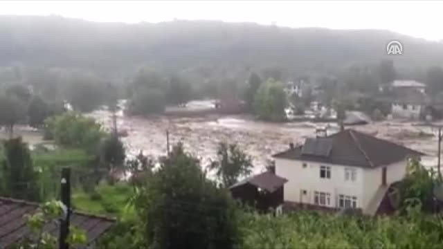 Düzce'de sel felaketi!