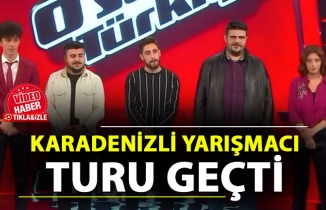 Karadenizli yarışmacı Turan Polat ikinci tura kaldı