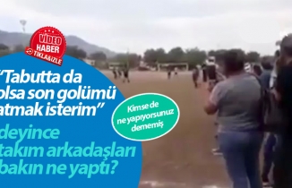 Tabutta gol attı!