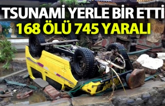 Endonezya'da tsunami - 168 ölü 745 yaralı