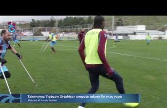 Trabzonspor, Ampute Takımı ile maç yaptı