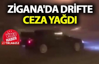 Zigana'da drifte ceza yağdı