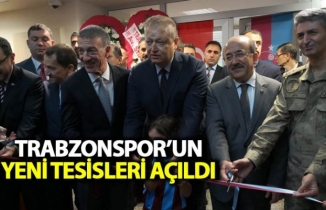 Trabzonspor'un yenilenen tesisleri açıldı