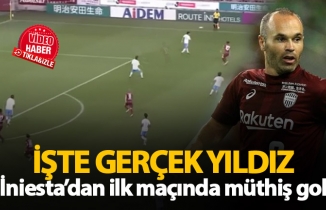 İniesta'dan müthiş gol