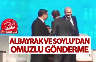 Albayrak ve Soylu’dan omuzlu gönderme