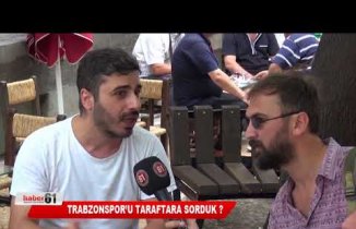 Trabzonspor taraftarı takım için ne dedi?