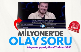 Milyoner'de ilginç soru