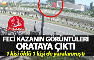 Rize'deki feci kazanın görüntüleri ortaya çıktı