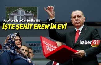 İşte Şehit Eren Bülbül'ün ailesine hediye edilen ev