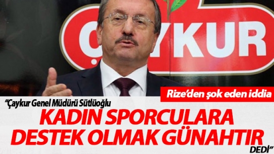 "Kadın sporculara destek olmak günahtır"