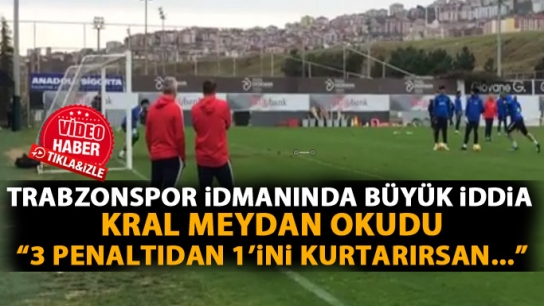 Burak Yılmaz genç kaleciye meydan okudu