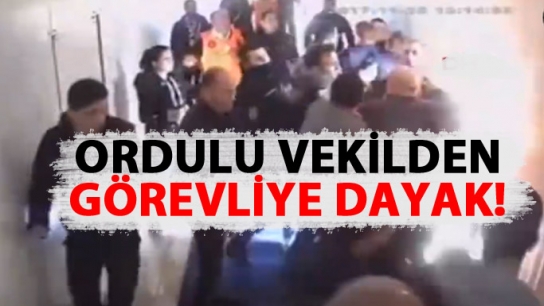 Ordlu vekilden görevliye dayak