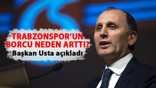 Başkan Usta'dan borç açıklaması