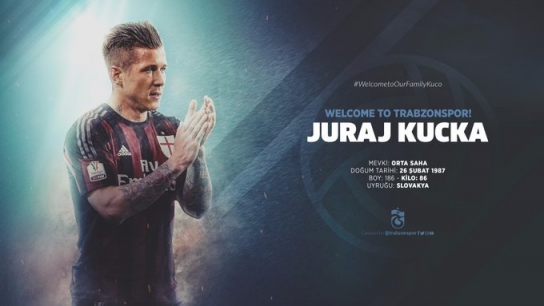 Trabzonspor'dan Kucka'ya hoşgeldin klibi