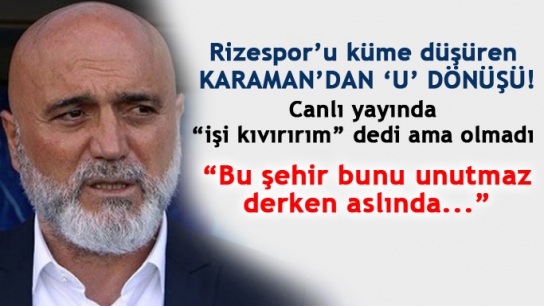 Karaman canlı yayında kıvırdı