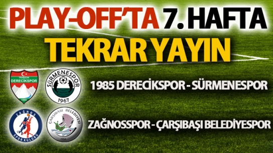 1985 Derecikspor - Sürmenespor, Zağnosspor - Çarşıbaşı Belediyespor 2. devre Tekrar Yayını