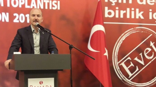 Bakan Soylu MHP etkinliğinde konuştu