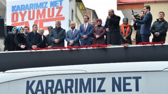 İçişleri Bakanı Süleyman Soylu, Çaykara’da halkla buluştu.