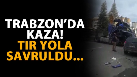 Yomra'da kaza!