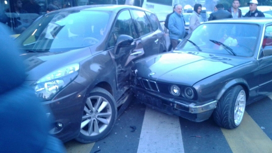 Trabzon'da zincirleme trafik kazası