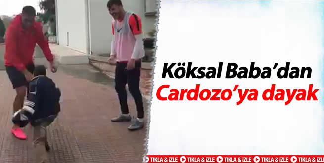 Köksal Baba'dan Cardozo'ya dayak