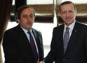 Erdoğan Platini ile görüştü. 19-03-2012