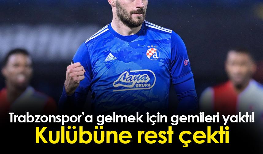 Golcü oyuncu Trabzonspor'a gelmek için kulübüne rest çekti!