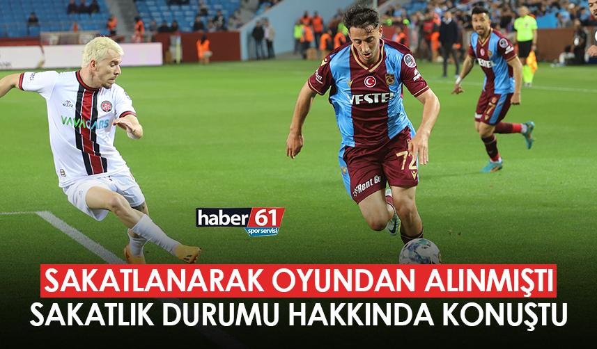 Trabzonspor’da Arif’in sakatlık durumu ne? Kendisi açıkladı