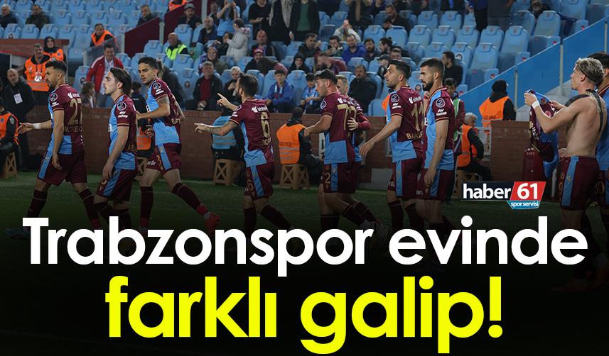 Trabzonspor evinde farklı galip!