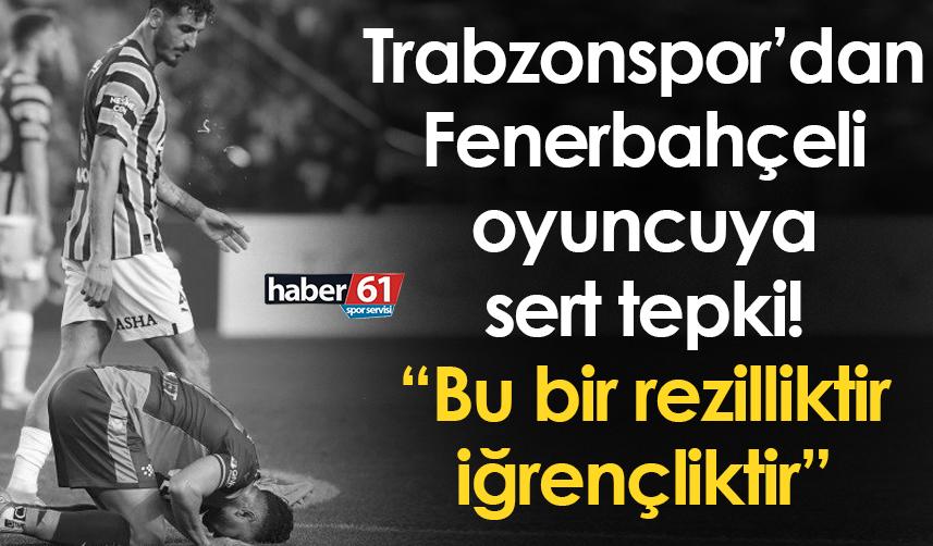 Trabzonspor’dan skandal tükürük olayı ile ilgili açıklama! “İğrençliktir”