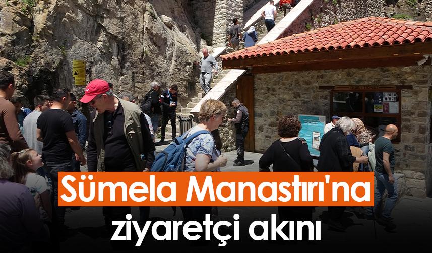 Trabzon'da Sümela Manastırı'na ziyaretçi akını