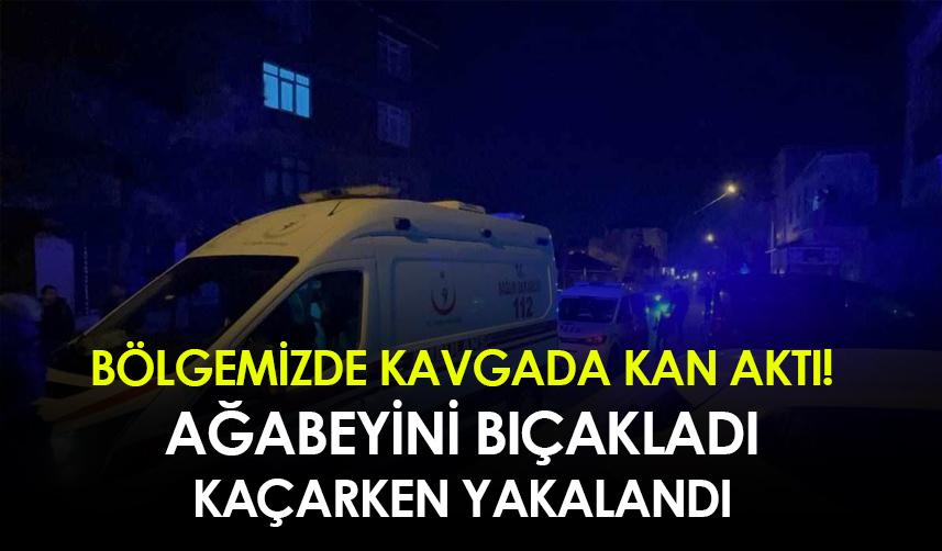 Rize'de ağabeyini bıçakladı! Kaçarken yakalandı