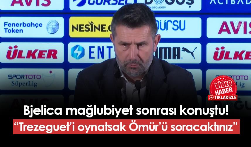 Trabzonspor'da Bjelica maç sonrası konuştu: "Trezeguet'i oynatsak Ömür'ü soracaktınız..."