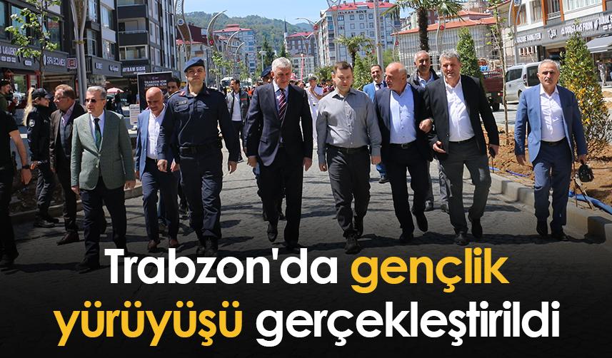 Trabzon'da gençlik yürüyüşü gerçekleştirildi